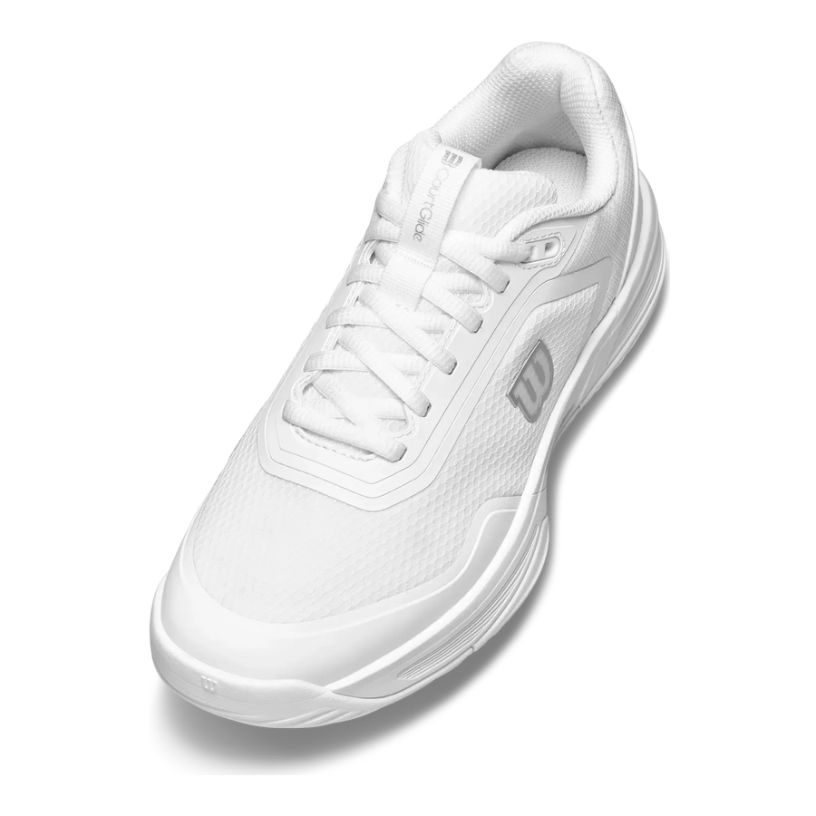 Wilson CourtGlide Women Padel Shoes — White / Silver