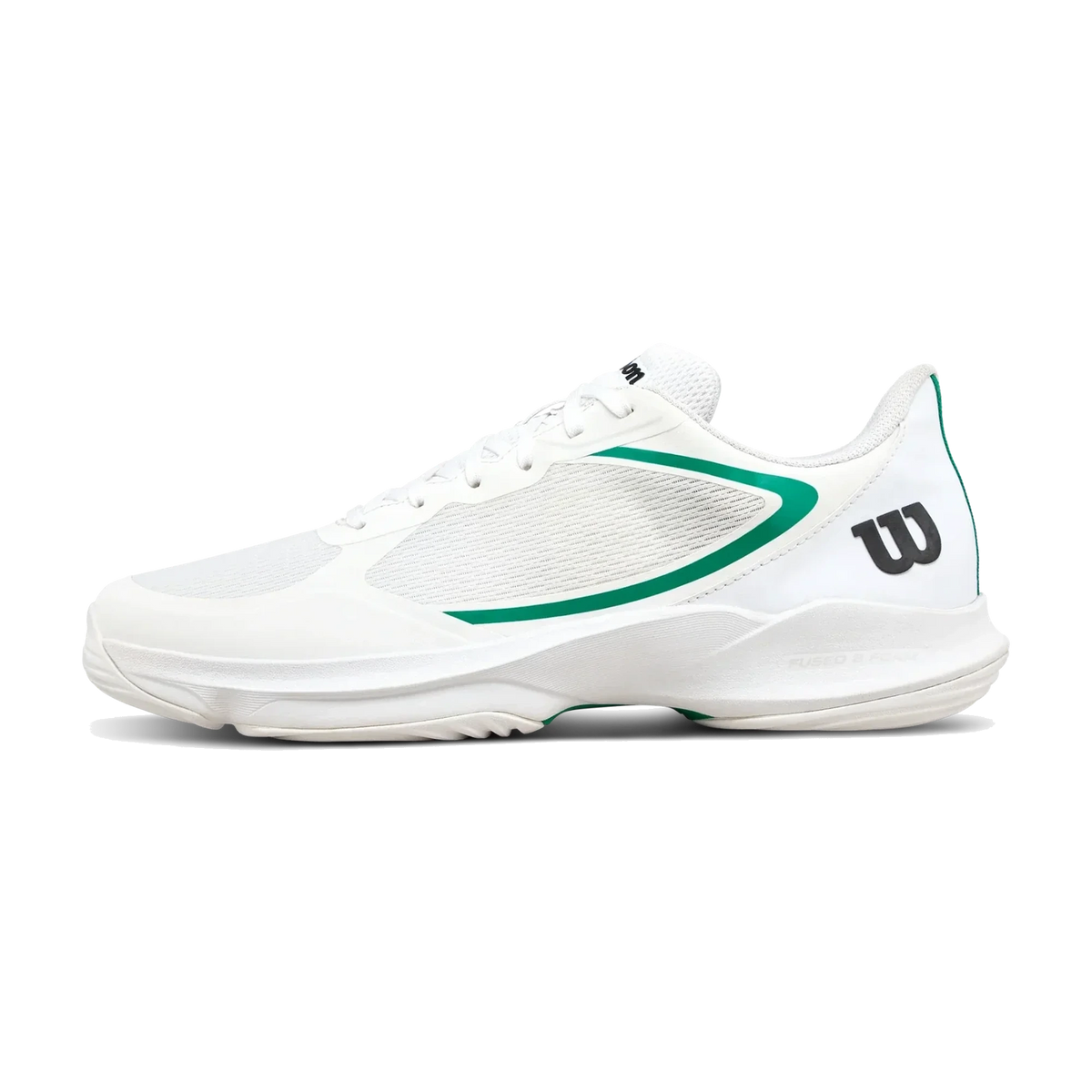 Wilson Hurakn Lite White / Bosphor men's padel shoes, side profile view