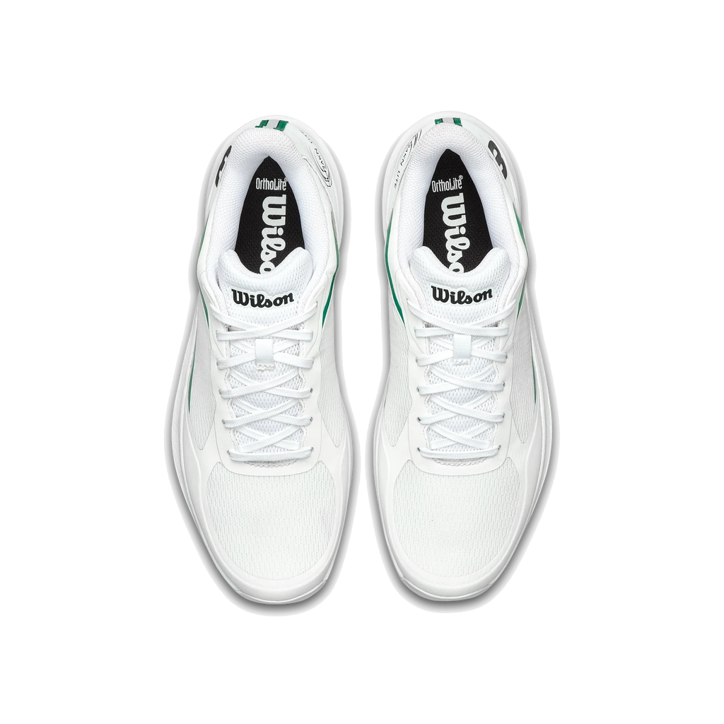 Wilson Hurakn Lite White / Bosphor men's padel shoes, upright packshot view