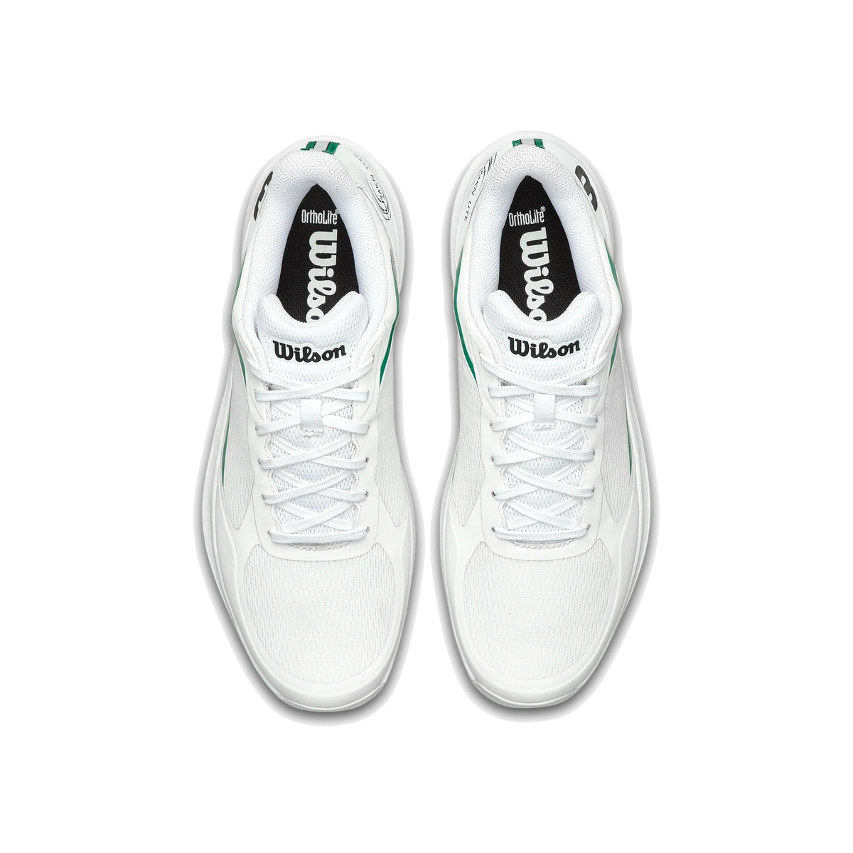 Wilson Hurakn Lite White / Bosphor men's padel shoes, upright packshot view