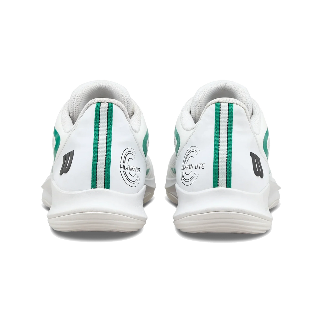 Wilson Hurakn Lite White / Bosphor men's padel shoes, wide packshot view
