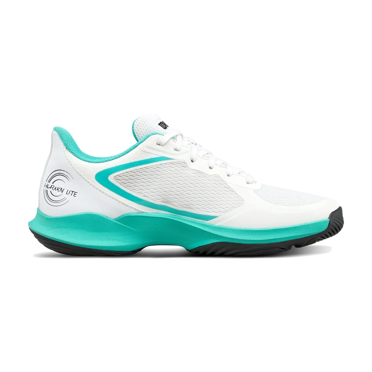 Wilson HURAKN LITE women's padel shoes, white and turquoise