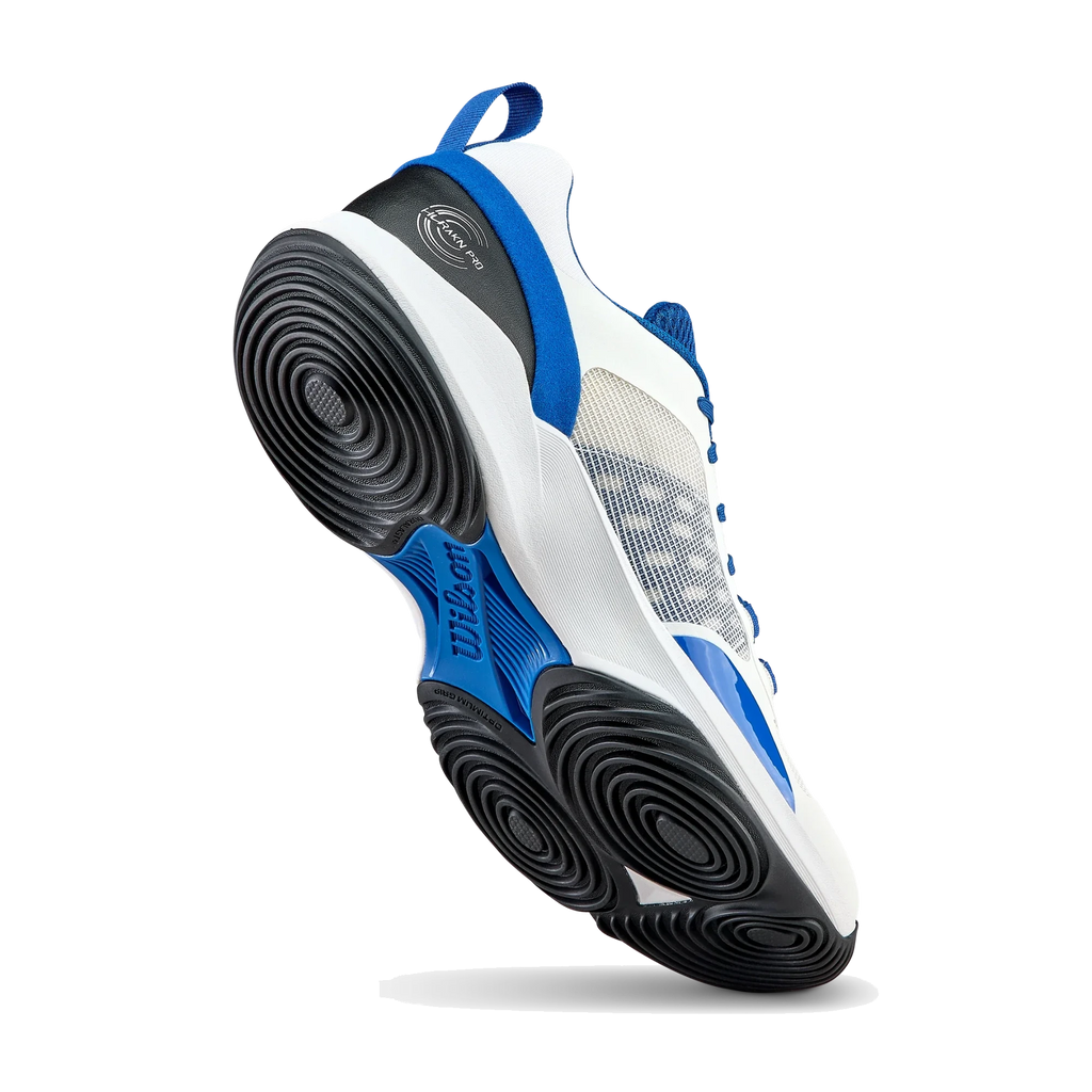 Wilson HURAKN Pro V2 men's padel shoes, white and dark violet blue