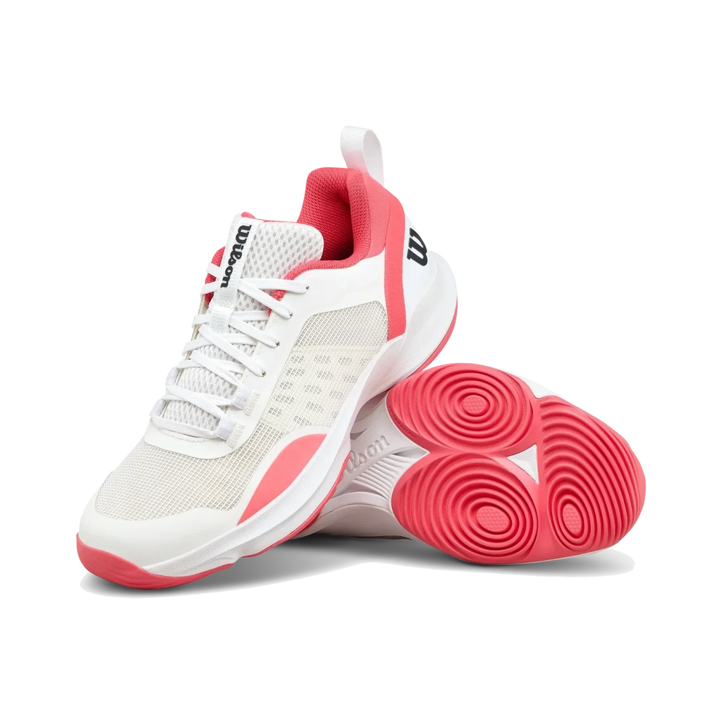 Wilson HURAKN Pro V2 women's padel shoes, White/Dubarry