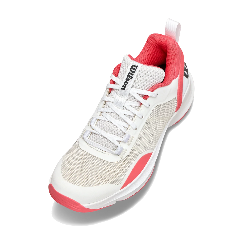 Wilson HURAKN Pro V2 women's padel shoes, White/Dubarry