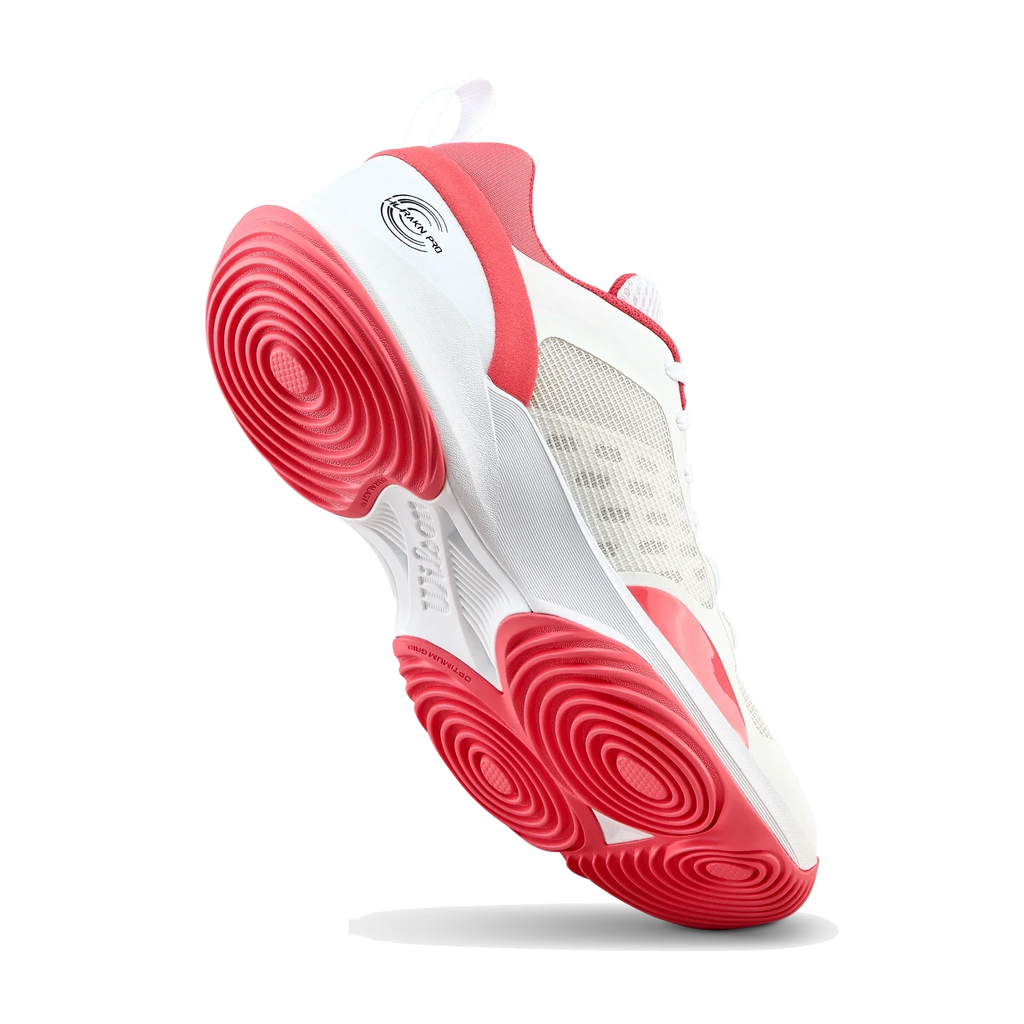 Wilson HURAKN Pro V2 women's padel shoes, White/Dubarry