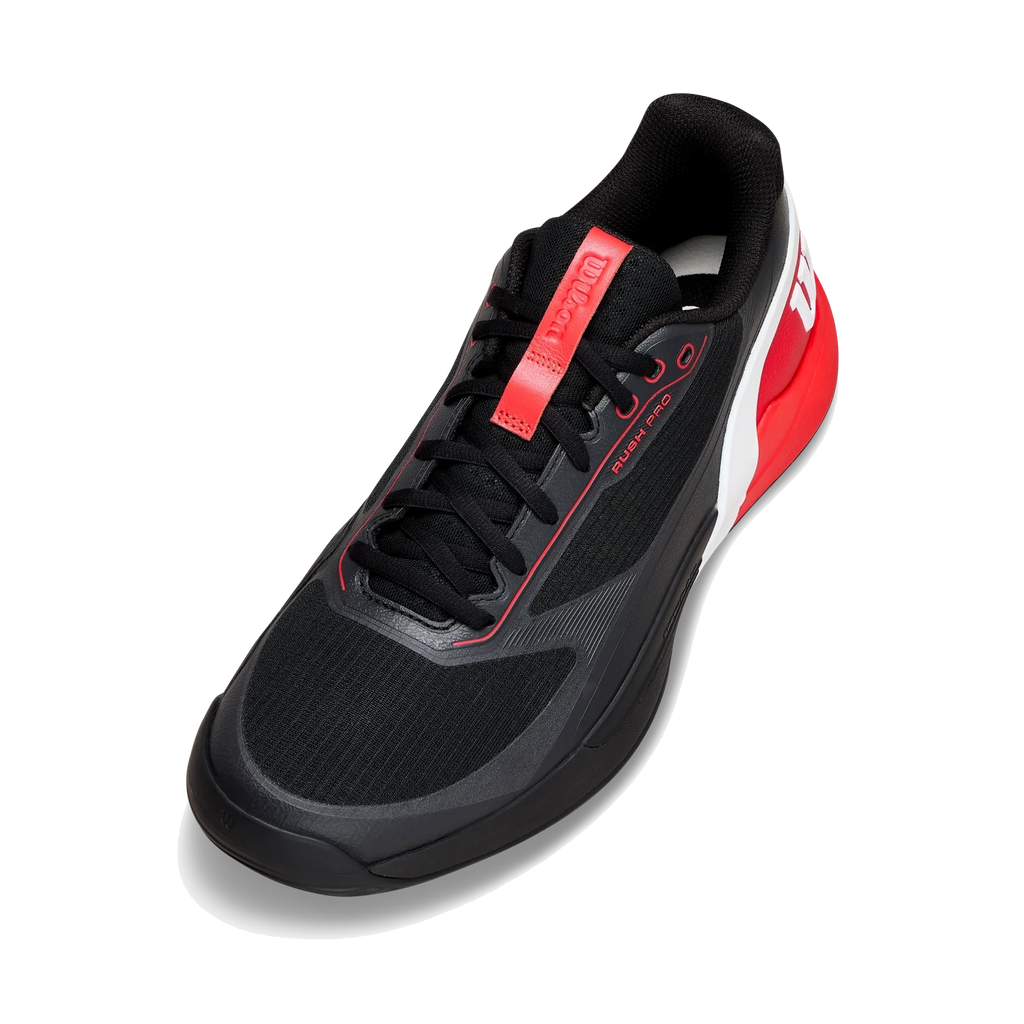 Wilson Rush PRO 5 2026 men's padel shoes, Black/Red