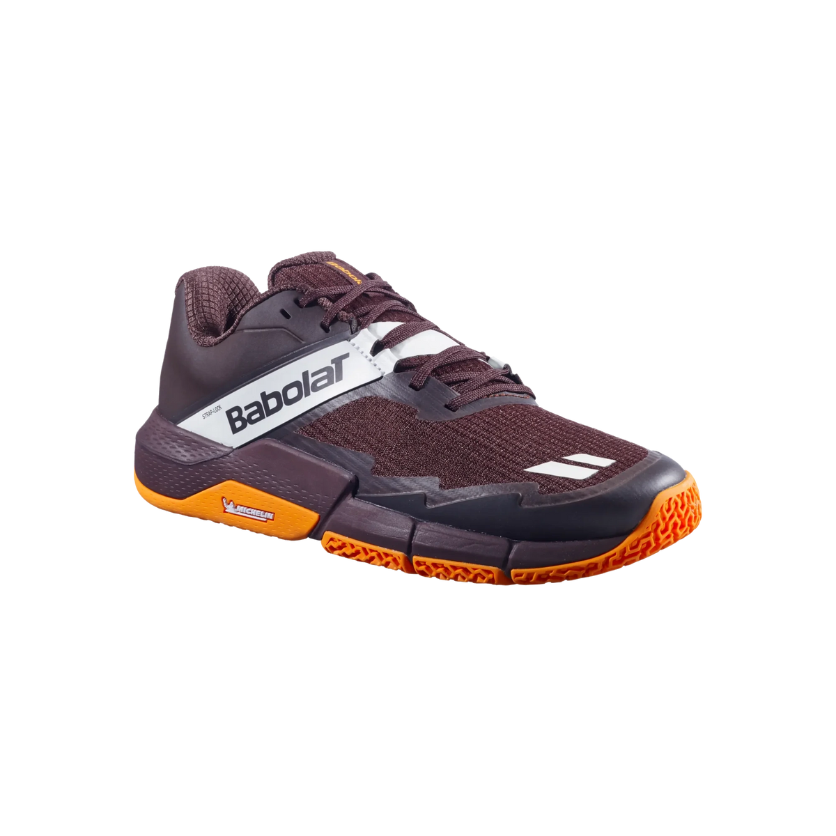 Babolat Jet Movea 2 Men’s Padel Shoes - Brown/Cream, main angle view