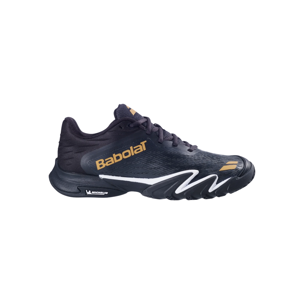 Babolat Premura 3 LeBron men's padel shoes, black and gold