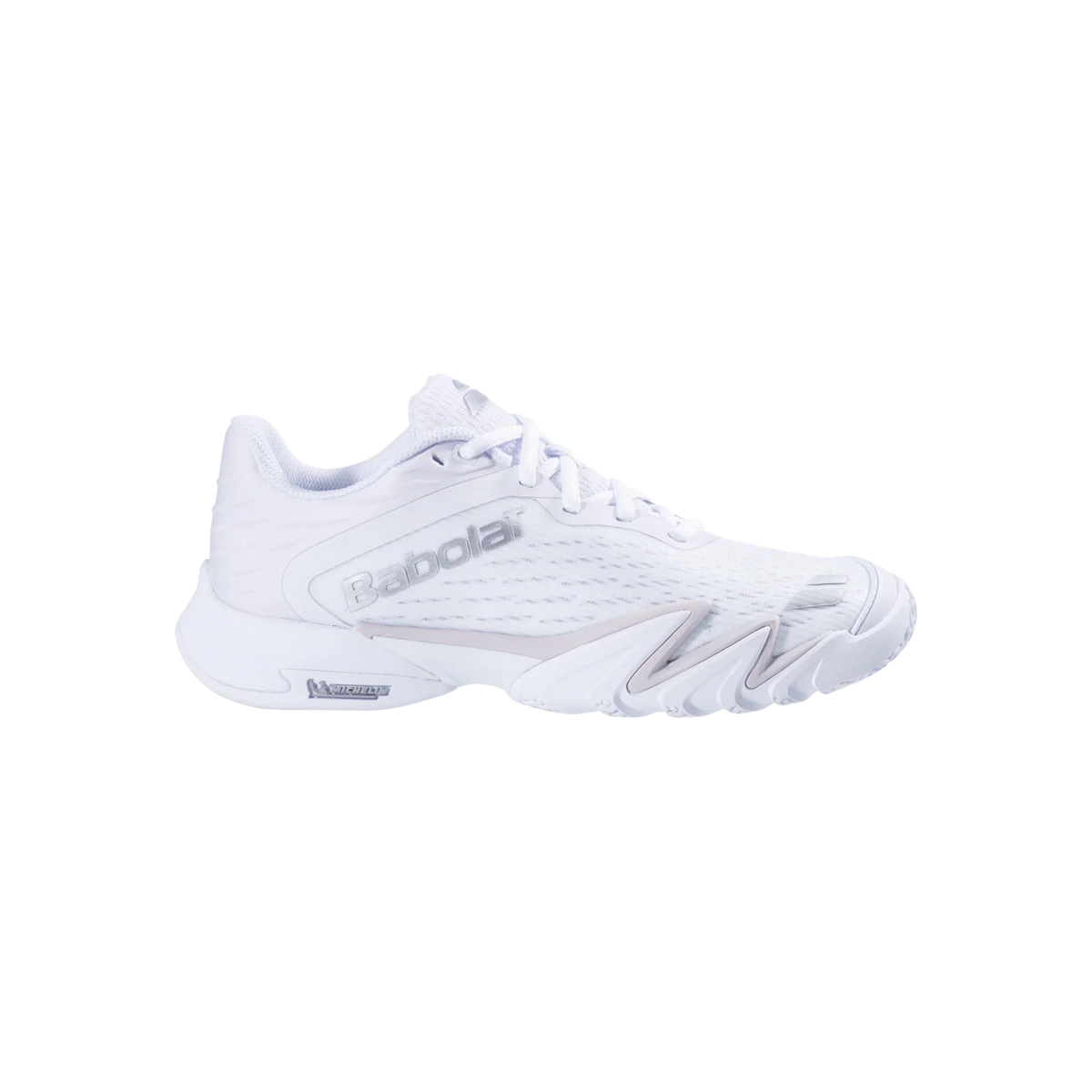 Babolat Premura 3 LeBron women's padel shoes, white and silver