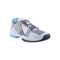Babolat Sensa women's padel shoes, white and canyon sunset