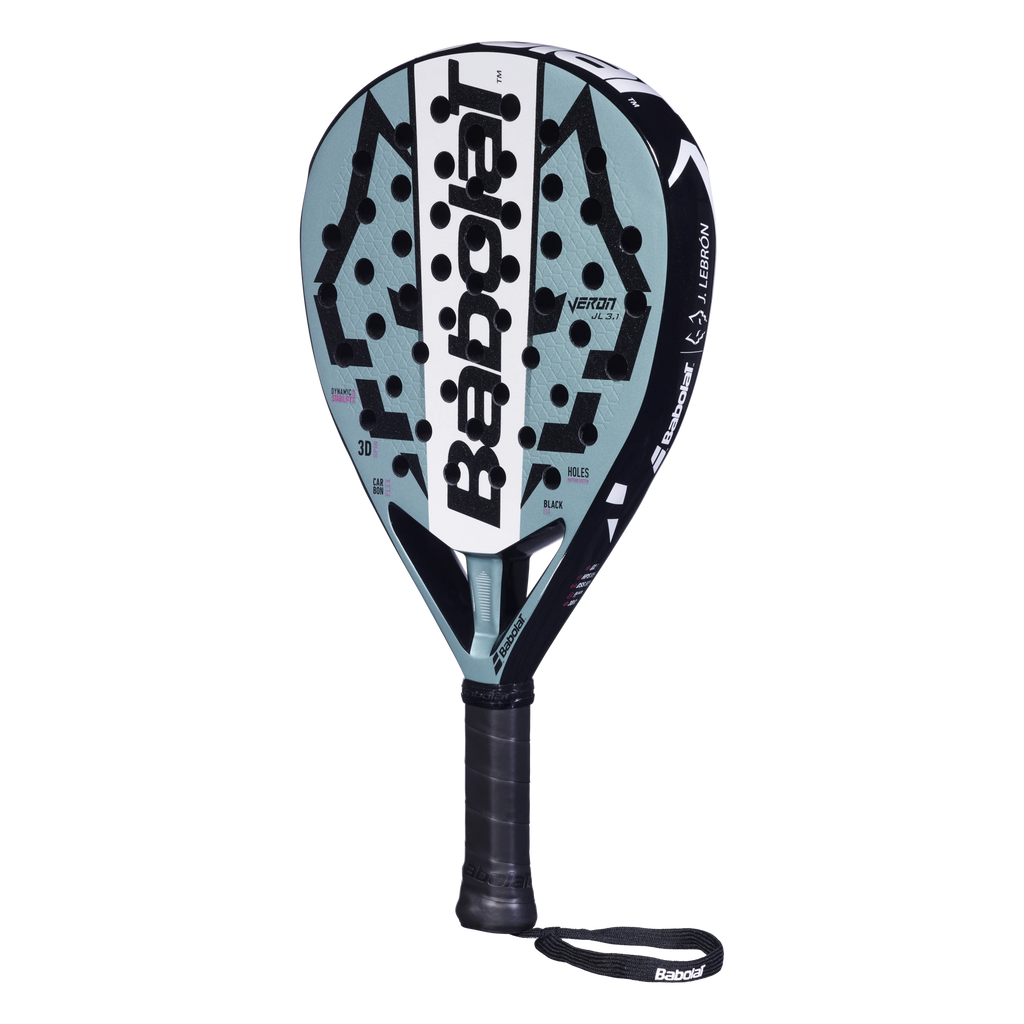 Babolat Veron Juan Lebron 3.1 padel racket three-quarter view