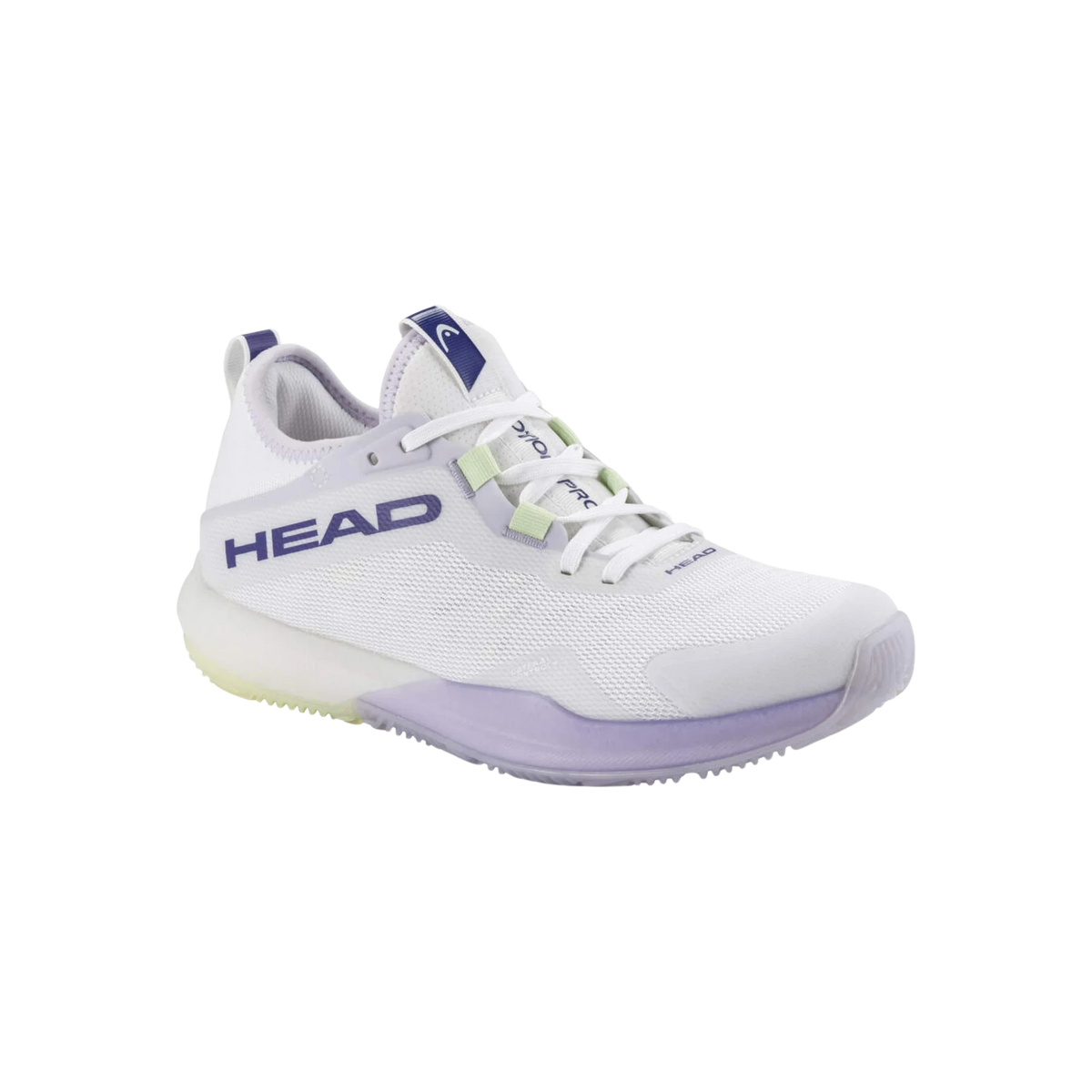 Head Motion Pro women's padel shoes, white and lavender