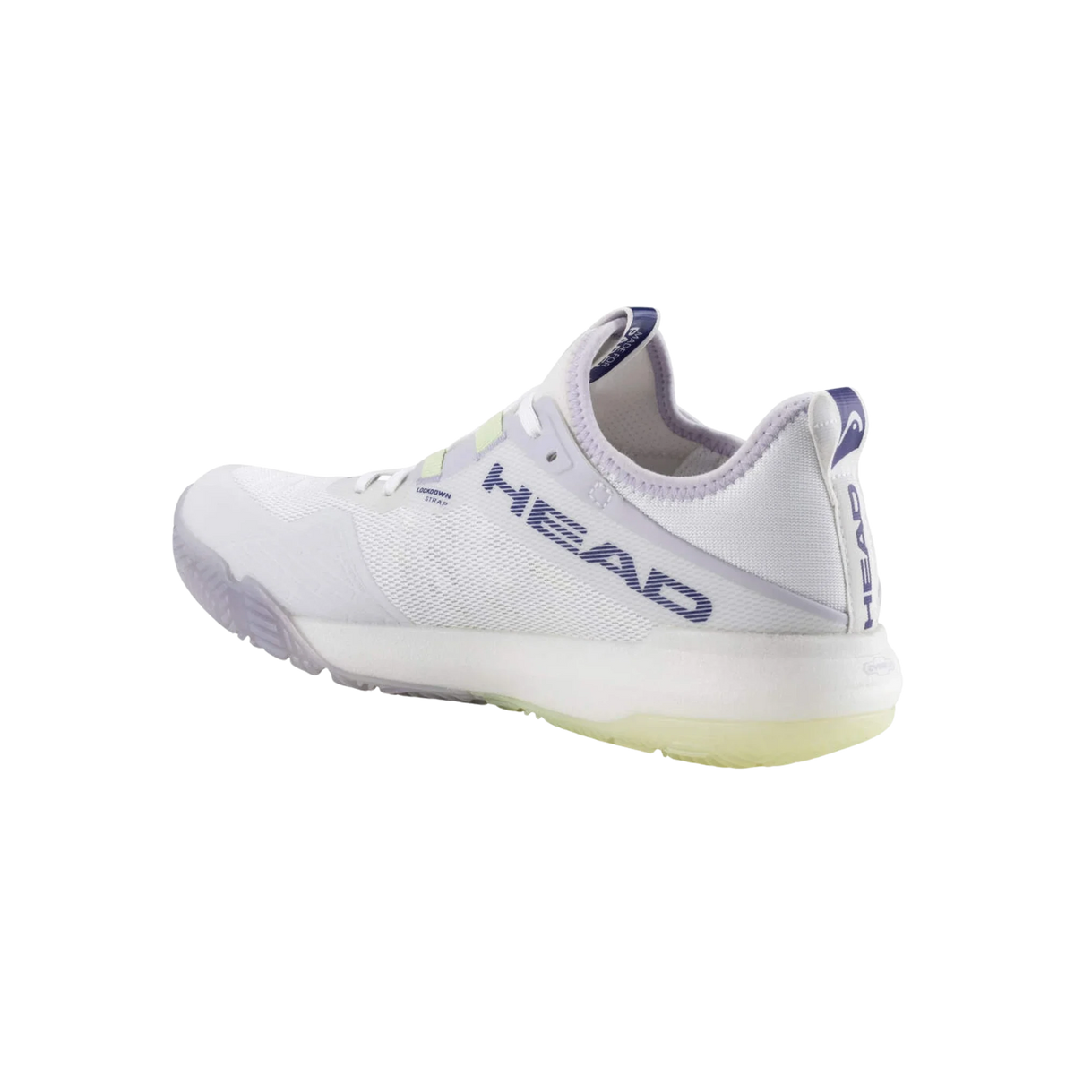 Head Motion Pro women's padel shoes, white and lavender