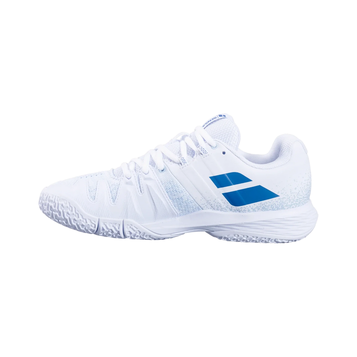 Babolat Sensa women's padel shoes, white and cool blue
