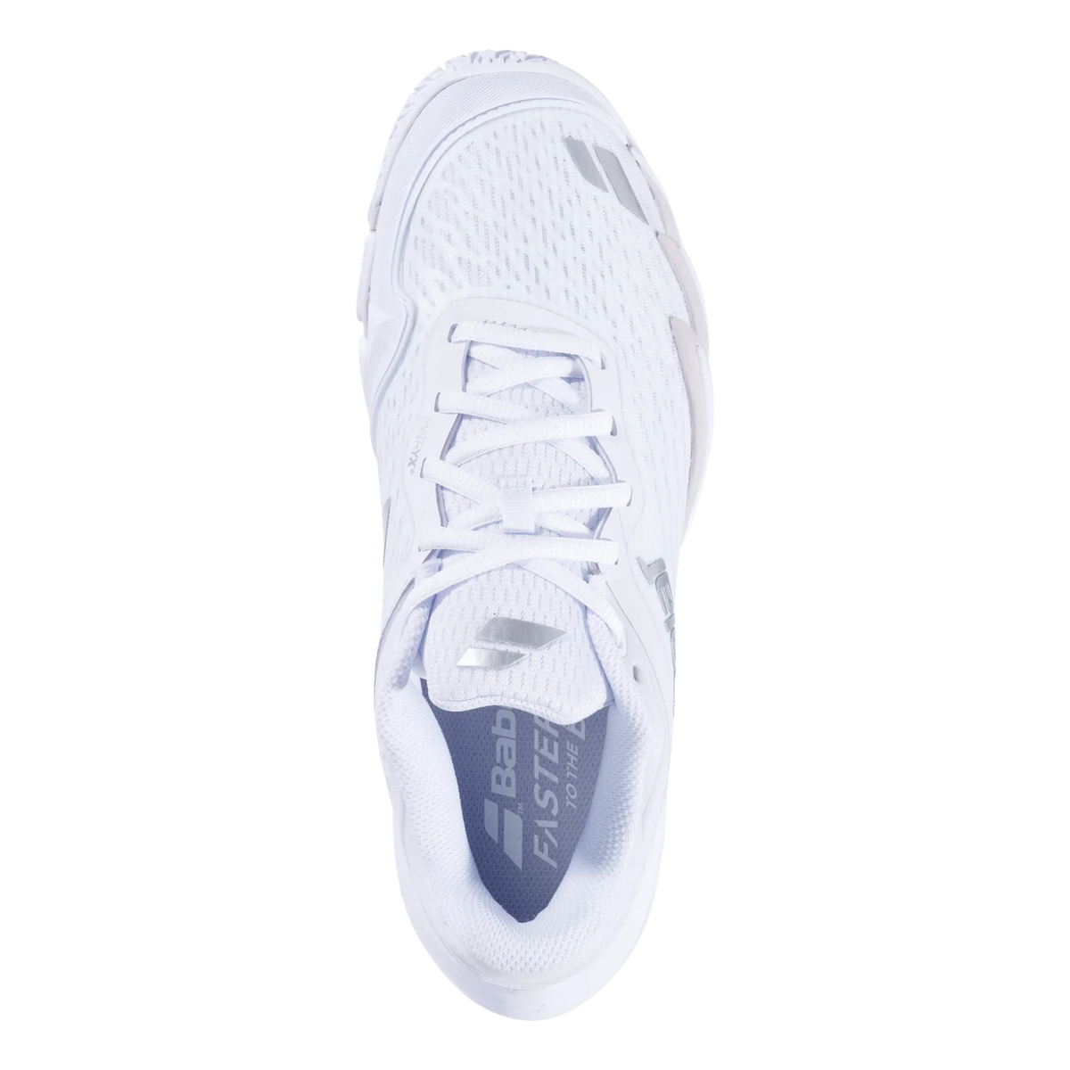 Babolat Premura 3 LeBron women's padel shoes, white and silver