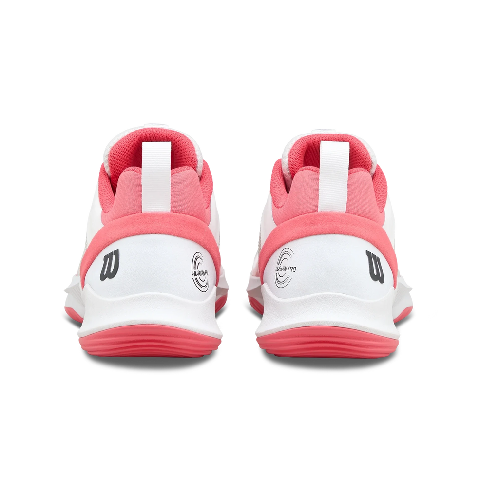 Wilson HURAKN Pro V2 women's padel shoes, White/Dubarry