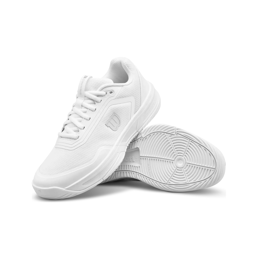 Wilson CourtGlide Women Padel Shoes — White / Silver