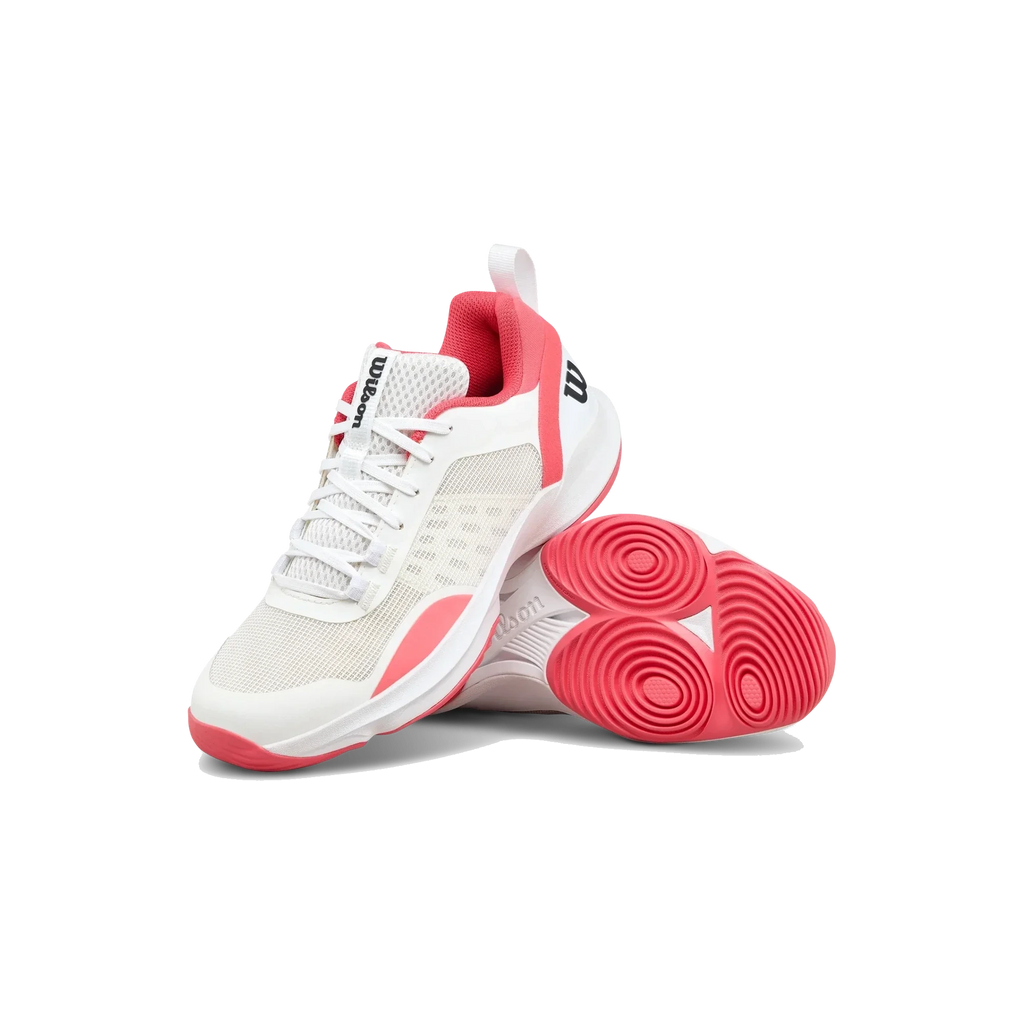 Wilson HURAKN Pro V2 women's padel shoes, White/Dubarry