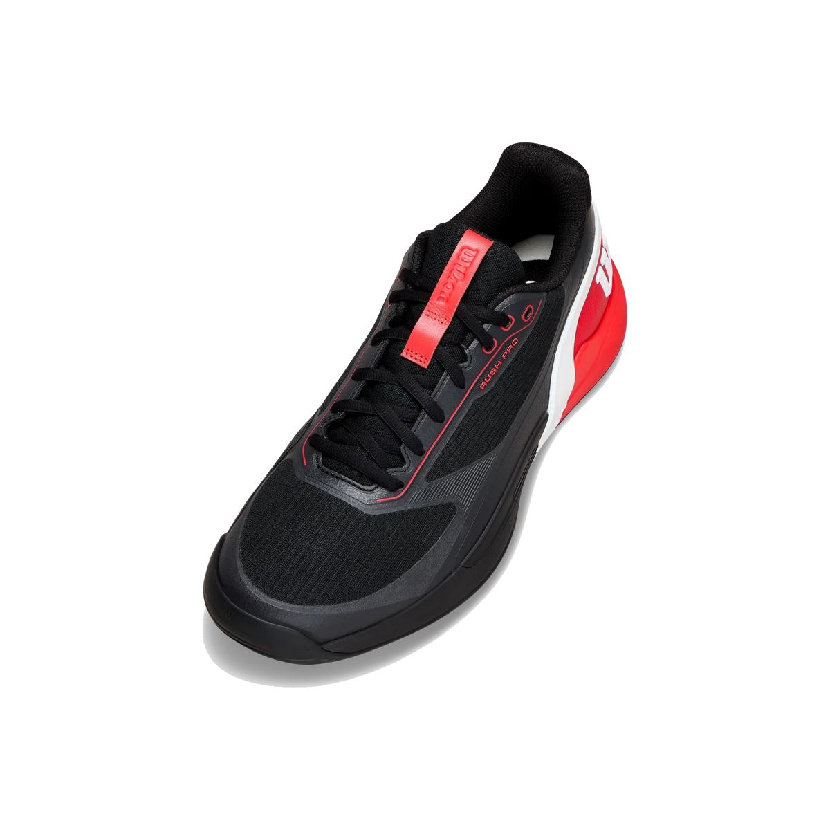 Wilson Rush PRO 5 2026 men's padel shoes, Black/Red